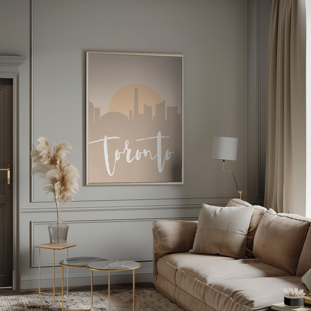 Wall art Skyline Earth Tone 2 89