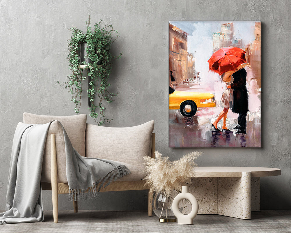 NYC KISS - Wall art decor-Fine Art Canvas - Fun store