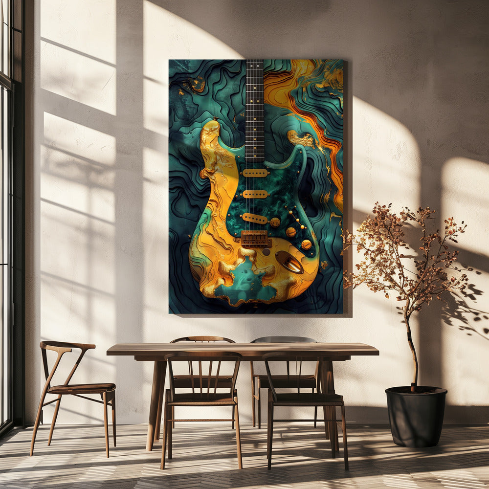 Music Guitar 1 Canvas Print